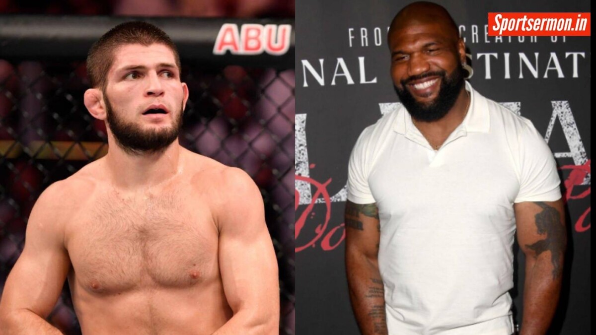 Rampage Jackson reveals why he got blocked by Khabib Nurmagomedov  