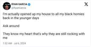 Ryan Garcia Behaves in Split Personality After Having Tumultuous Times  