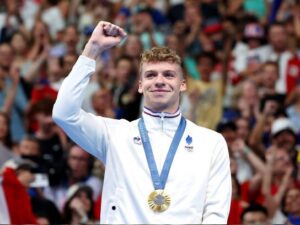 Leon Marchand's Historic Double Crowns a Golden Day in Paris Olympics  