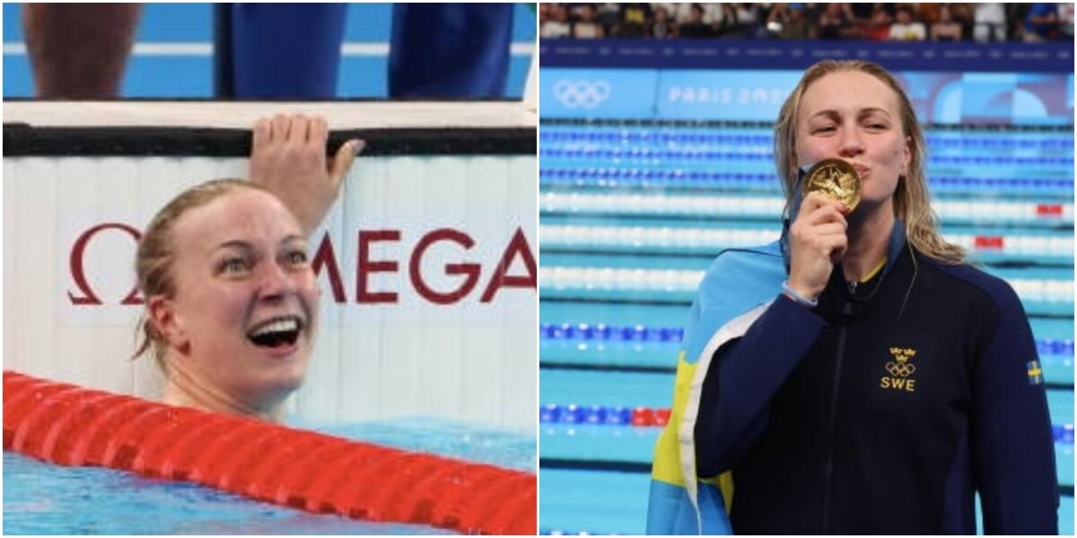 Swedish Swimmer Surprised to Win Gold Medal When She Didn't Want to Swim  