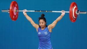 India's Medal Aspirations Take Another Hit as Mirabai Chanu Comes Fourth India's Medal Aspirations Take Another Hit as Mirabai Chanu Comes Fourth