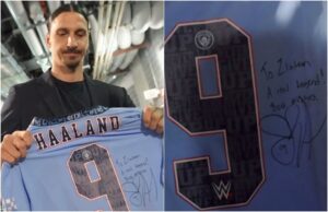 Watch Erling Haaland Meeting His Swedish Idol Zlatan Ibrahimovic  