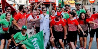 Jackie Chan Lights Up Paris as Torchbearer for 2024 Paralympics  