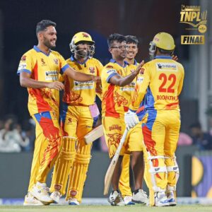 अश्विन की धुआंधार पारी से ड्रैगन्स ने जीता टीएनपीएल 2024 का खिताब अश्विन की धुआंधार पारी से ड्रैगन्स ने जीता टीएनपीएल 2024 का खिताब