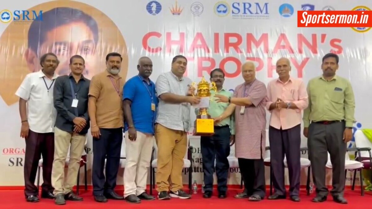 लक्ष्मण आर ने चेयरमैन ट्रॉफी रैपिड में मचाया तहलका, अपने नाम की ट्रॉफी  