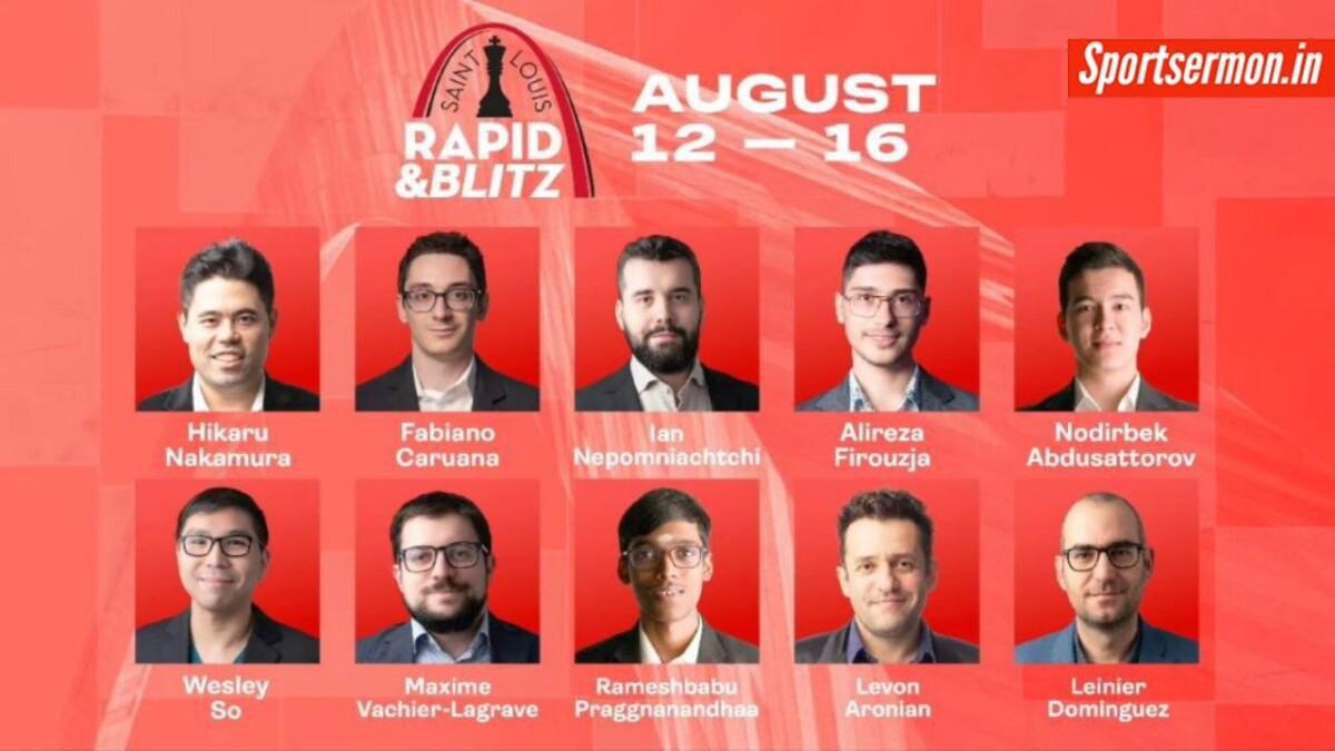 Saint Louis Rapid में प्रग्गनानंदा की अग्निपरीक्षा, सर्वश्रेष्ठ से भिड़ंत  