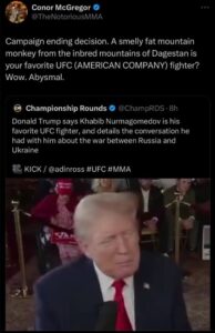 Conor McGregor gets triggered after Trump names Khabib as his favorite fighter  