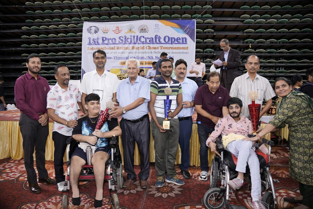 Skillcraft Rapid Rating Open में अनुज ने मारी बाजी, जीता टूर्नामेंट  