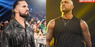 What were Seth Rollins' words to Damian Priest before his MITB cash in?  