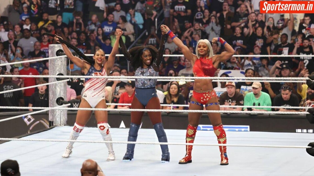 Bianca Belair, Jade Cargill & Naomi pays tribute to US Olympic Gold Medalists  