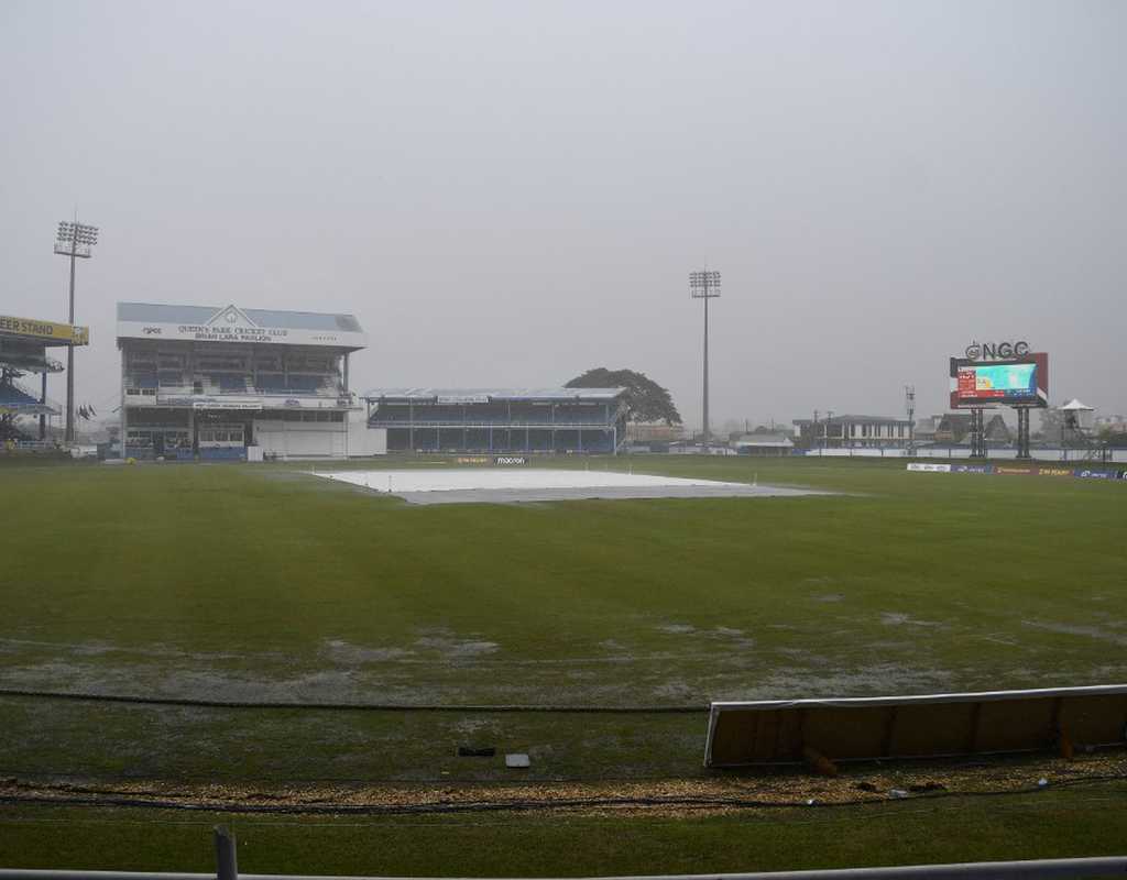 Rain cuts short first day after South Africa opt to bat  