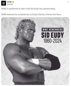 What was the cause of the death of WWE legend Sid Vicious?  