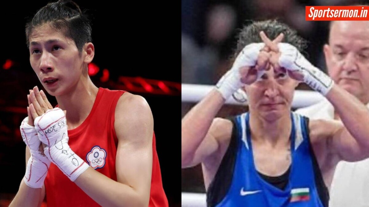 Boxer Svetlana Staneva makes the X symbol after losing to 'biological male'  