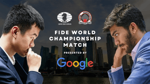 Google Announced As Title Sponsor For Ding-Gukesh World Championship  
