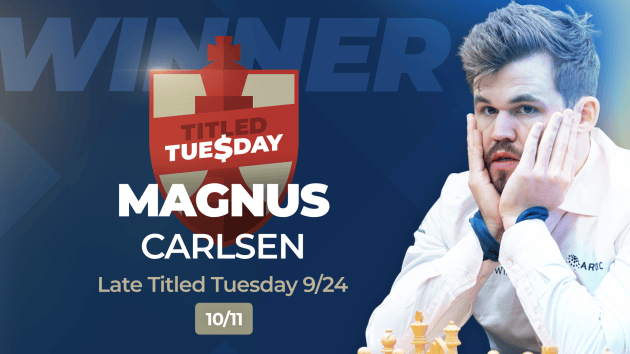 Carlsen Withstands Loss To Nakamura To Take Titled Tuesday  