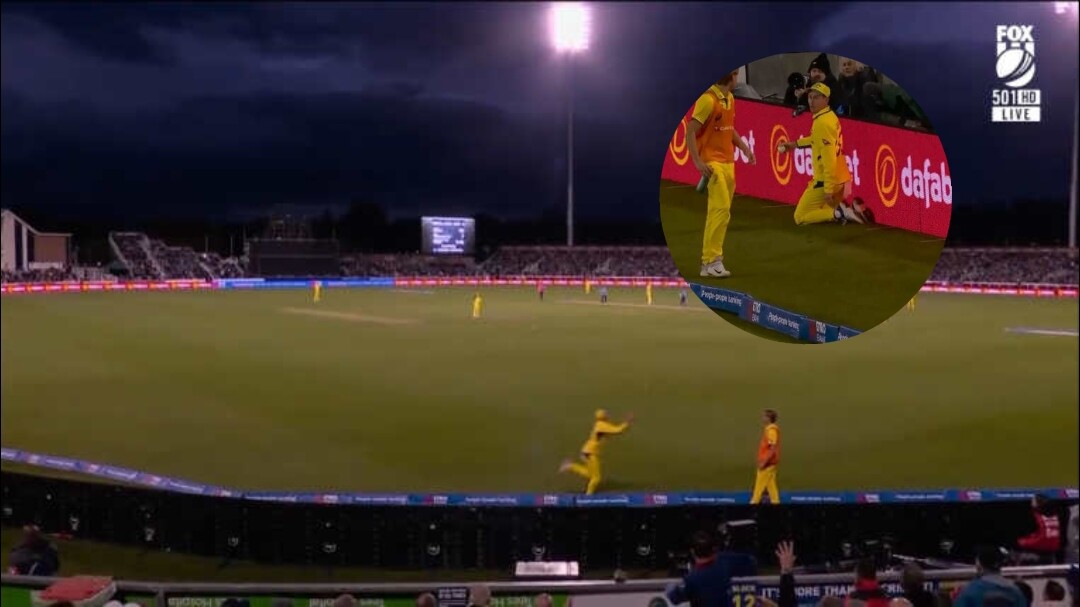 Marnus Labuchagne Gives Mahli Beardman "Death Stare" on Boundary Line  