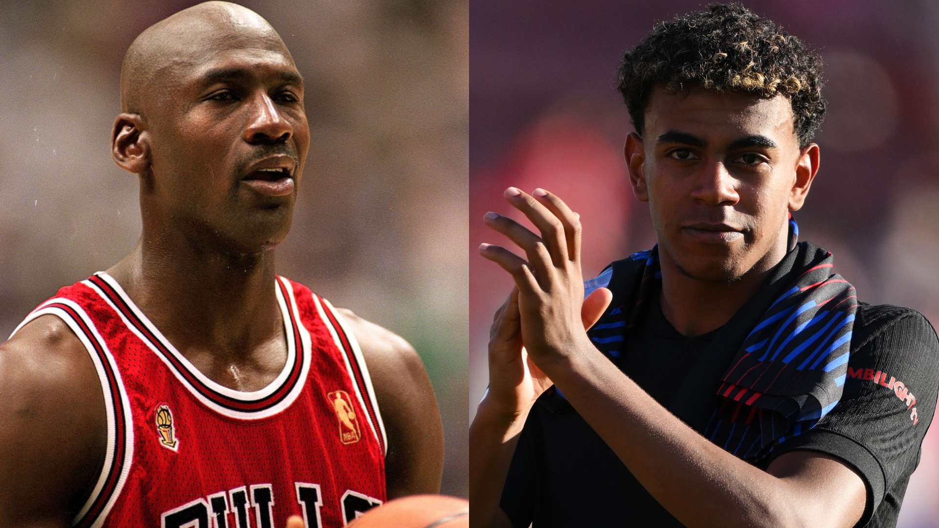 📽️ | Jordan in the house! NBA legend watches Yamal in UCL  