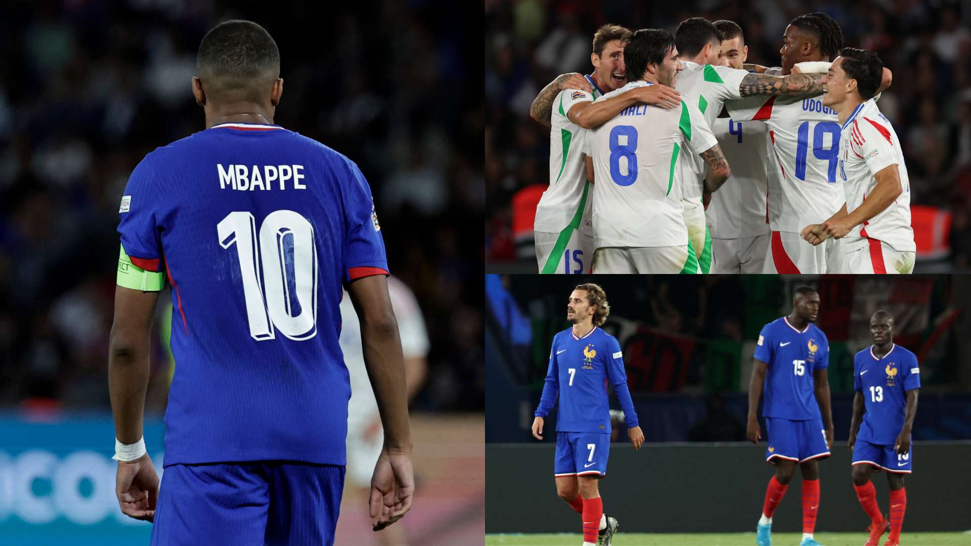 Mbappe drops another stinker as France slump to Italy defeat  