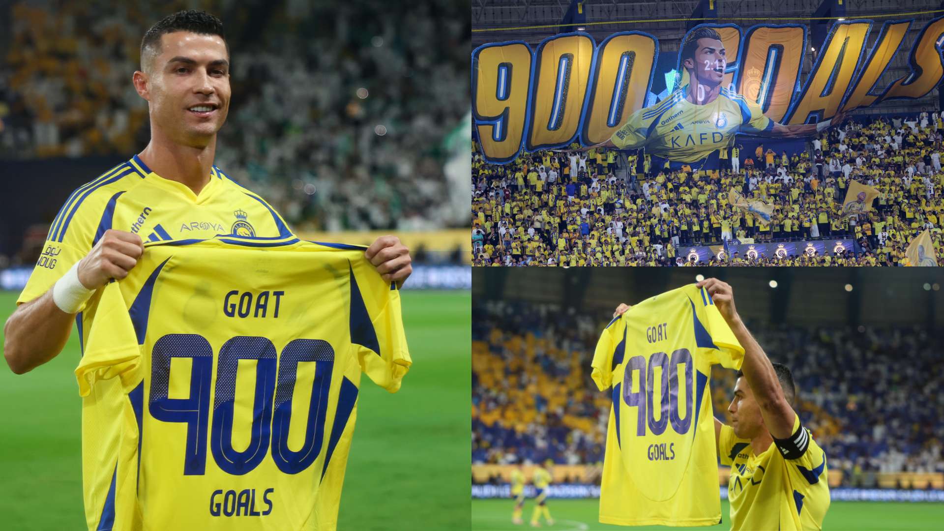 Ronaldo the 'GOAT' as Al-Nassr celebrate 900 goal milestone  
