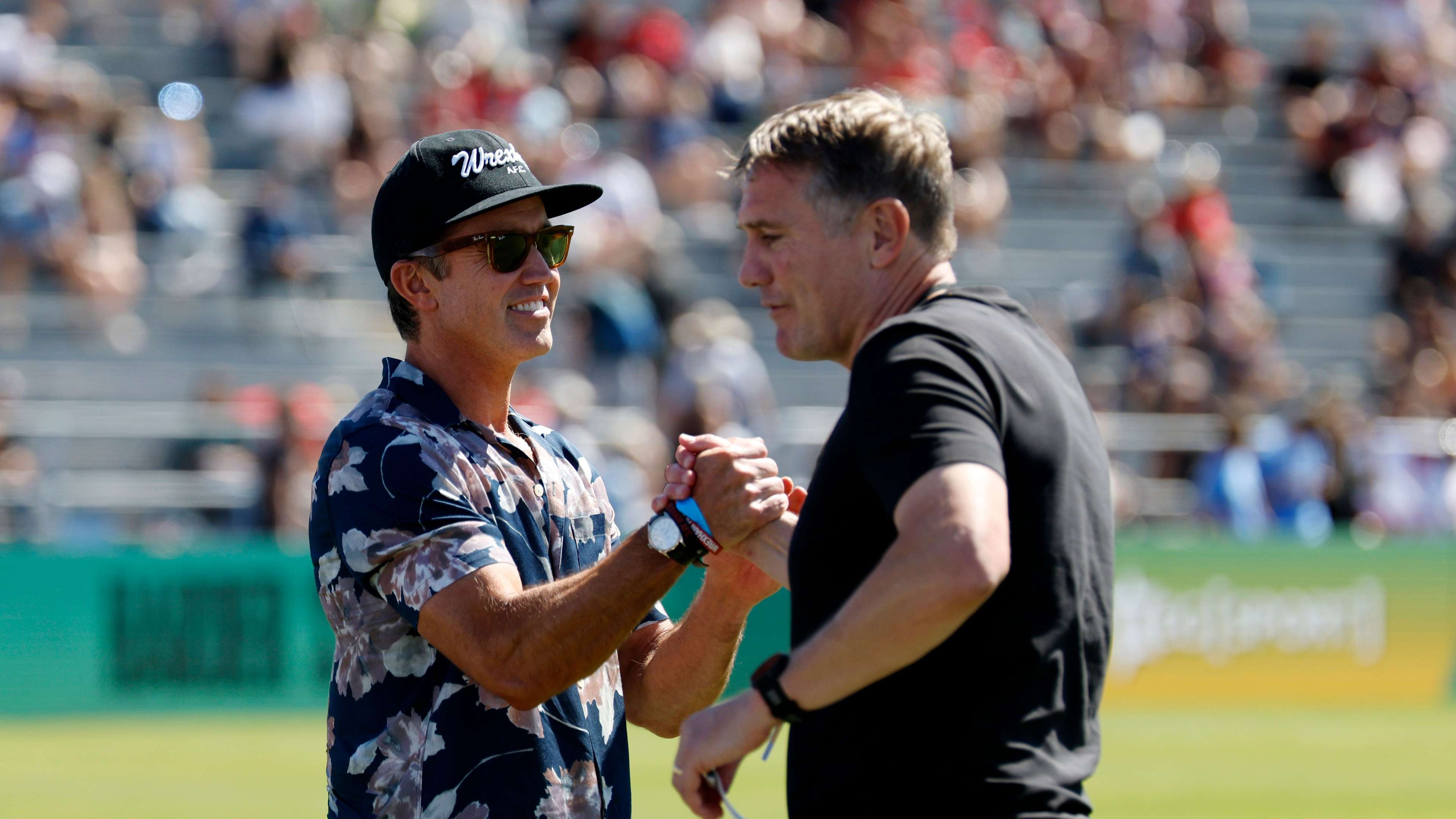 McElhenney celebrates as Wrexham move top of League One  