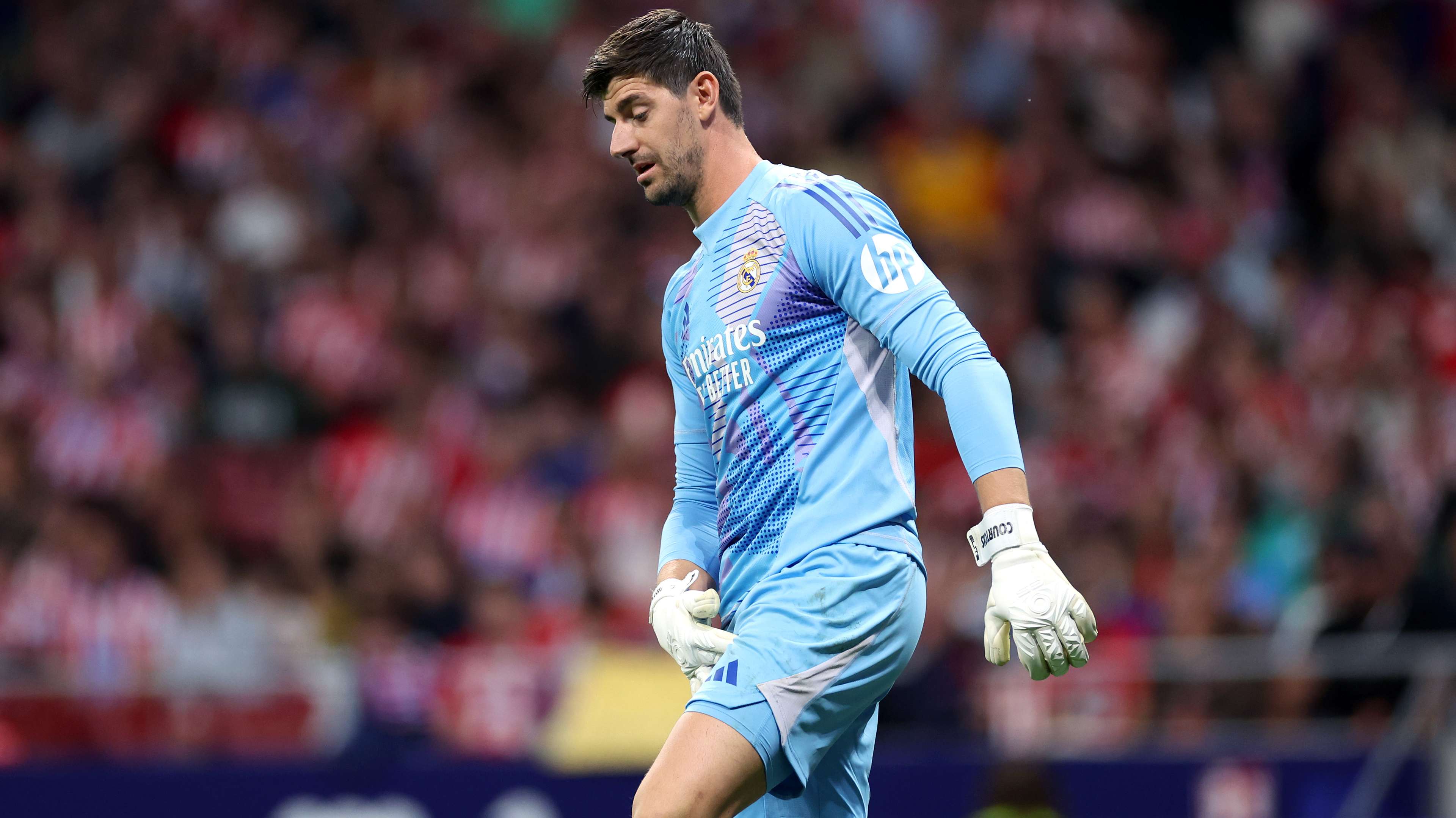 Courtois injured again! Sidelined after derby draw with Atletico  