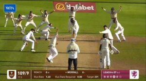 Somerset Beats Surrey in 20 Minutes Turn Around Creates a Historic Match  