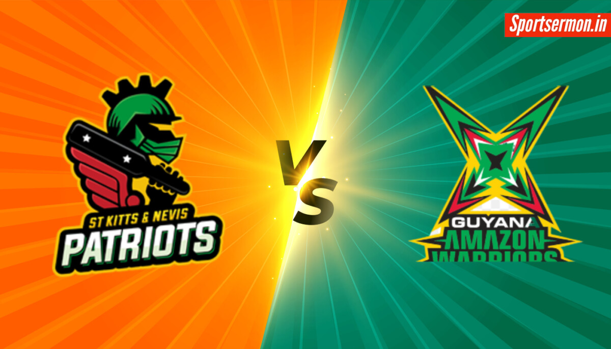 SKN vs GUY Live Score, St. Kitts & Nevis Patriots vs Guyana Amazon Warriors  