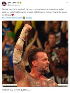 Fans applaud CM Punk for his first victory since WWE return against McIntyre Fans applaud CM Punk for his first victory since WWE return against McIntyre
