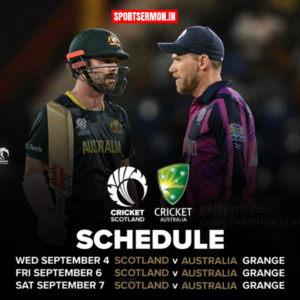 Dream11 Team for Scotland vs. Australia 1st T20I at Grange Cricket Club  
