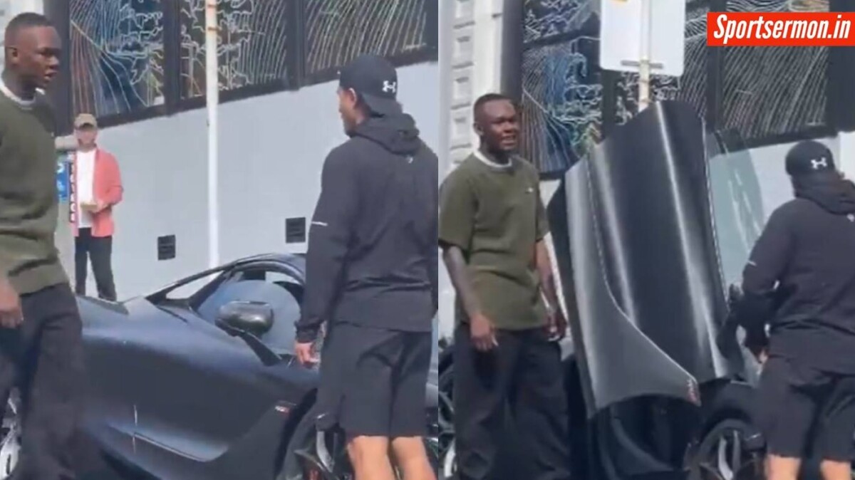 Israel Adesanya gets involved in altercation on Road after the man uses N-word  