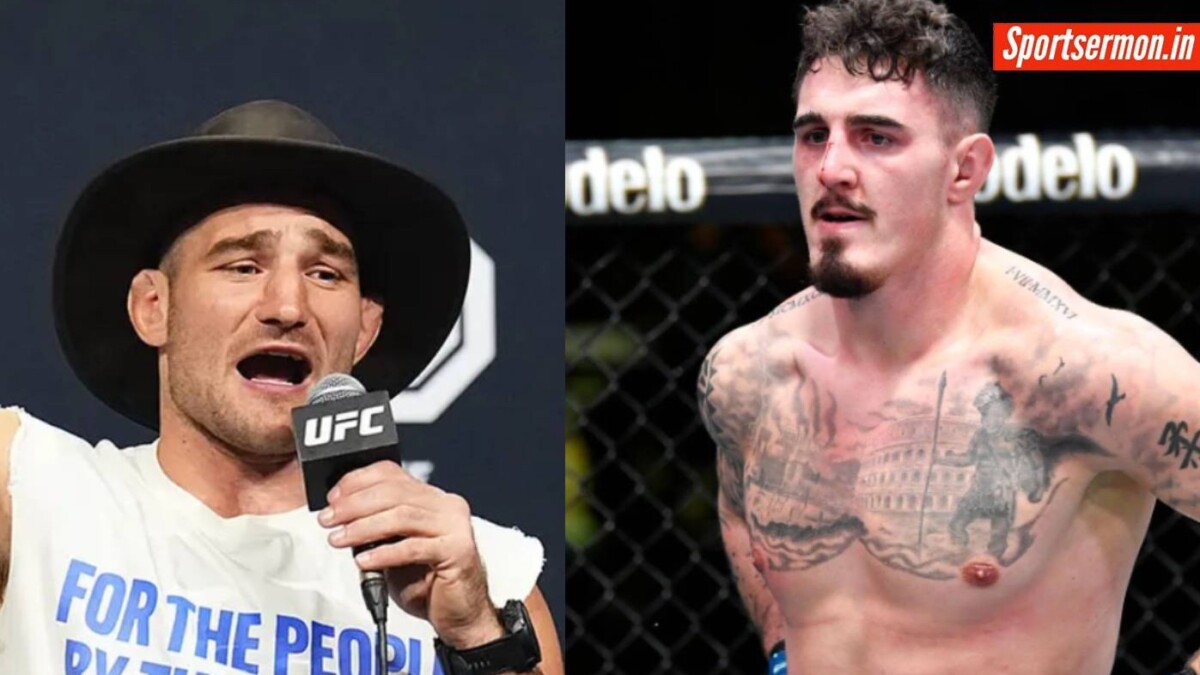 Sean Strickland takes shots at Aspinall after his weird questions to Nina Marie  