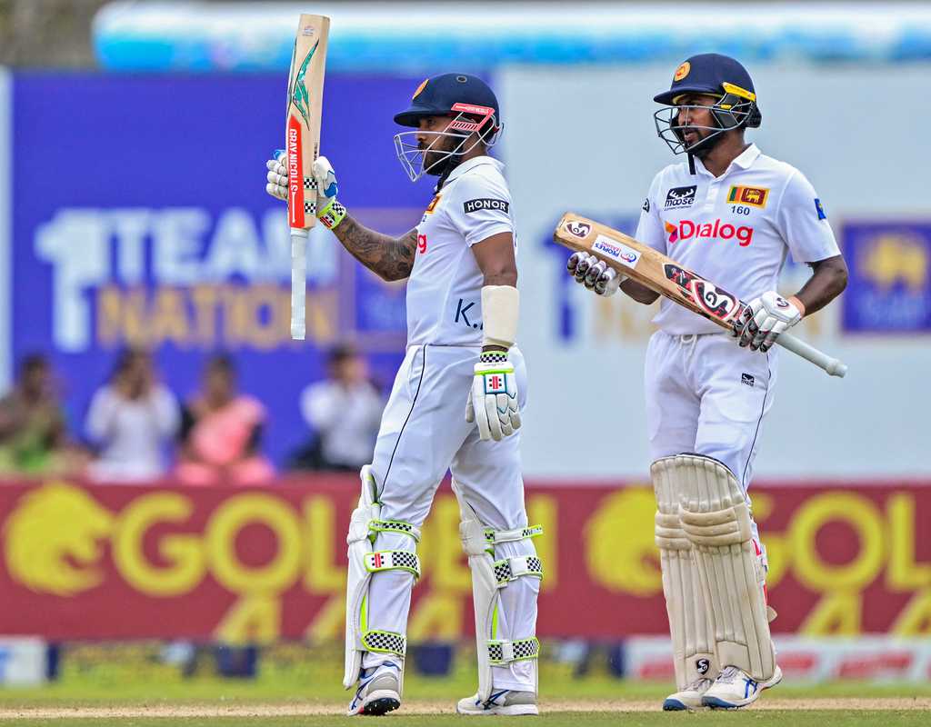 Kamindu Mendis gets fifth Test ton as SL dominate  