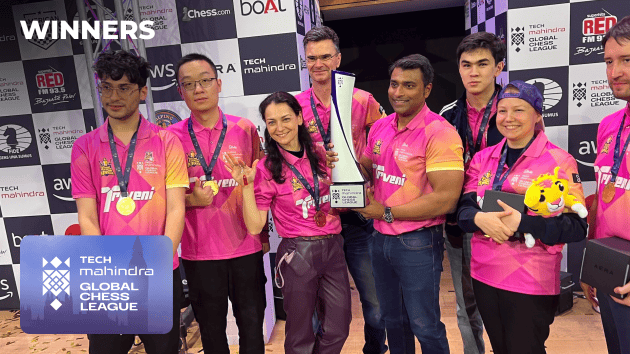 Firouzja's Triveni Continental Kings Win 2nd Global Chess League  