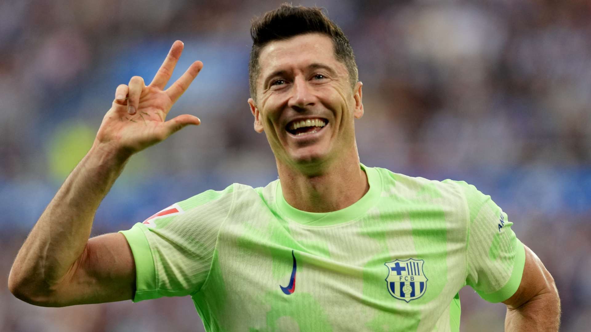 Lewandowski is red hot! Hat-trick hero fires Barca to easy win  