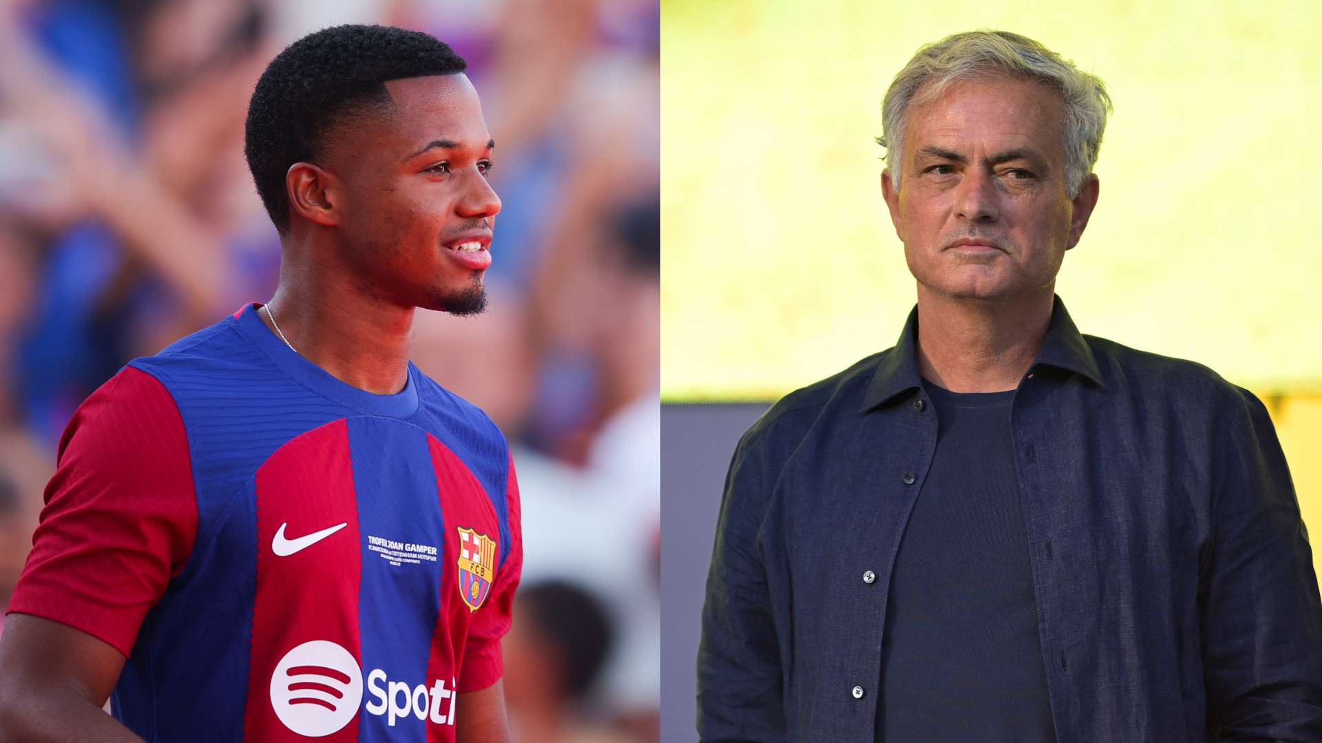 Mourinho eager to lure Ansu Fati away from Barcelona  