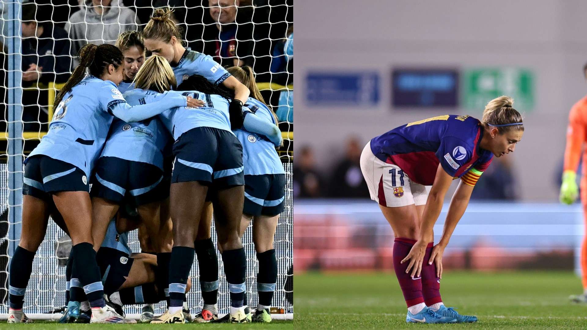 Hemp & Layzell shine as Man City humble UWCL holders Barca  