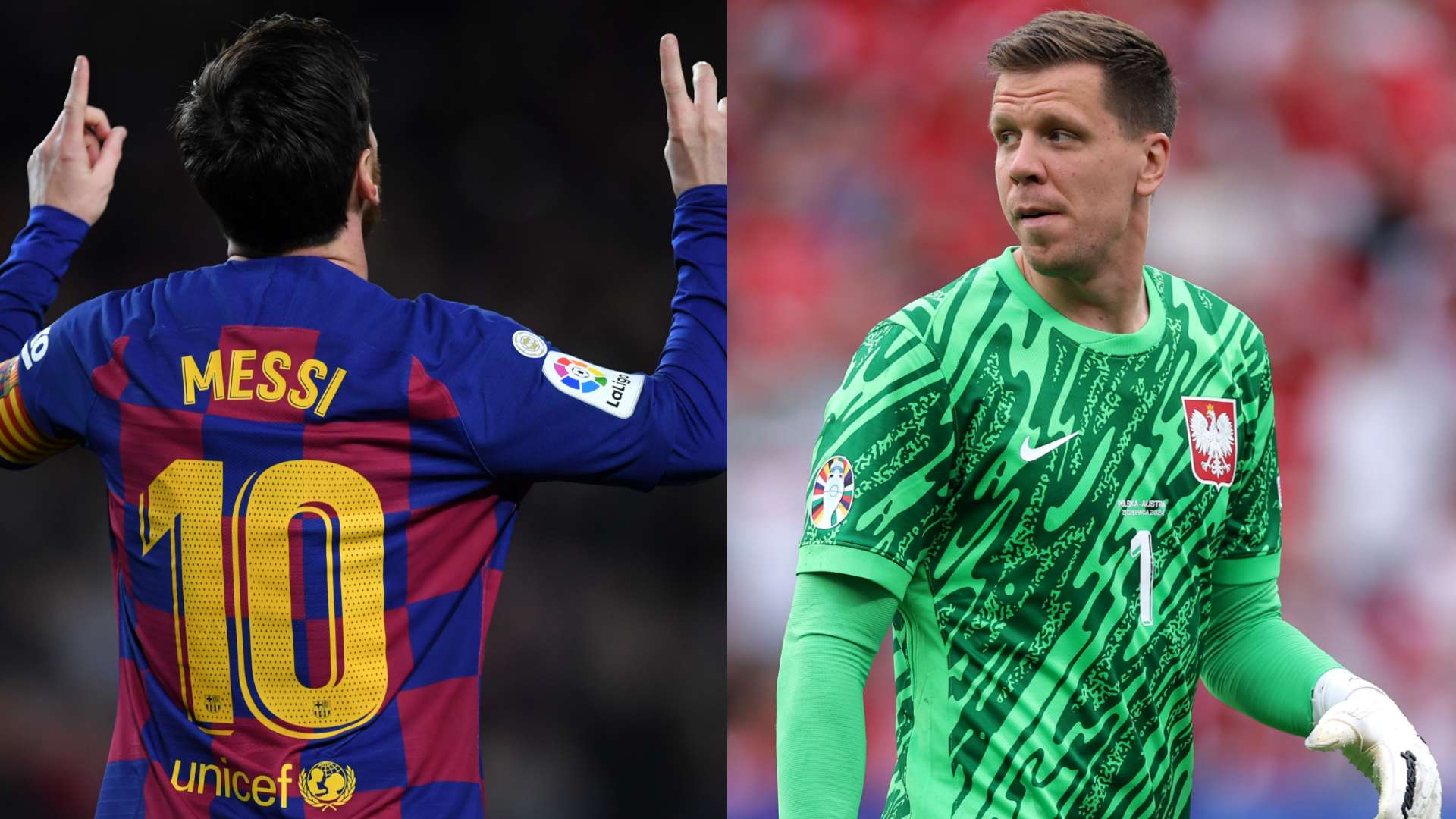 ‘Sent me three beers!’ - Szczesny reveals special Messi gift  