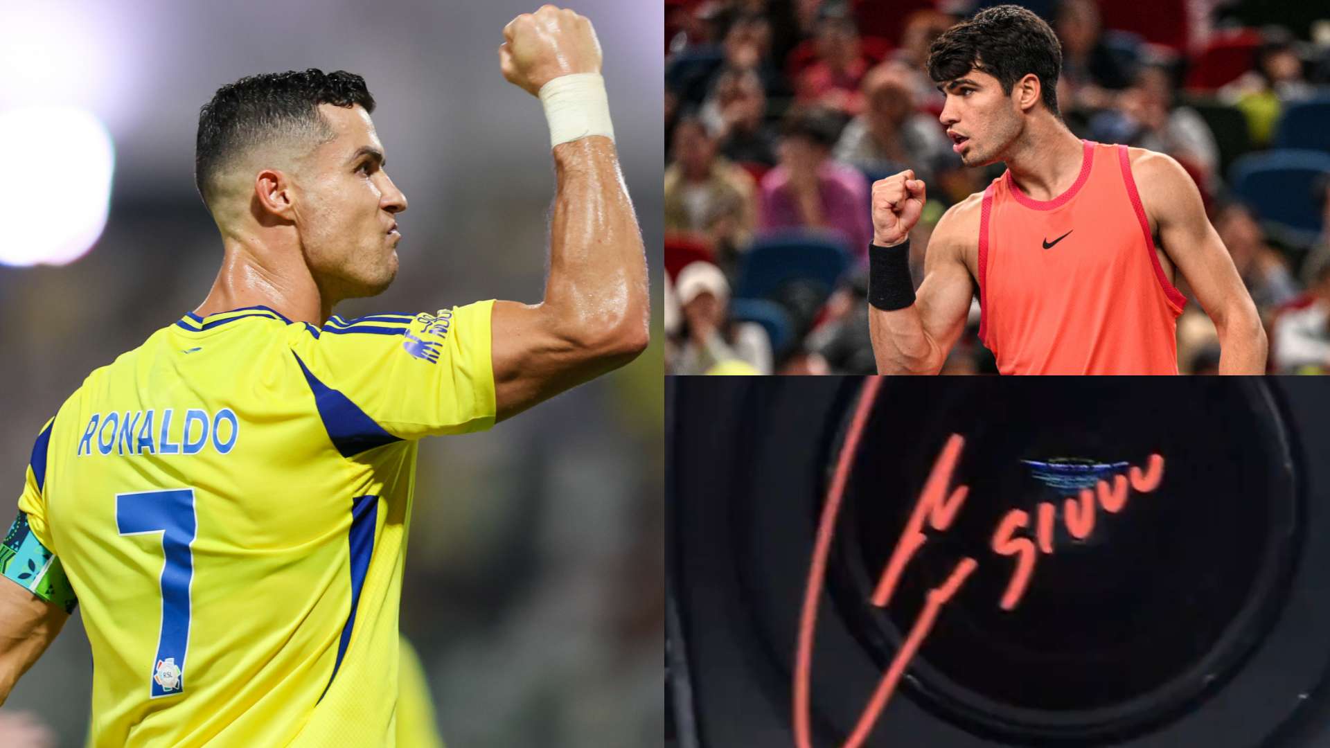 🎥 | ‘Siuuu’ - Tennis superstar Alcaraz turns on CR7 mode  