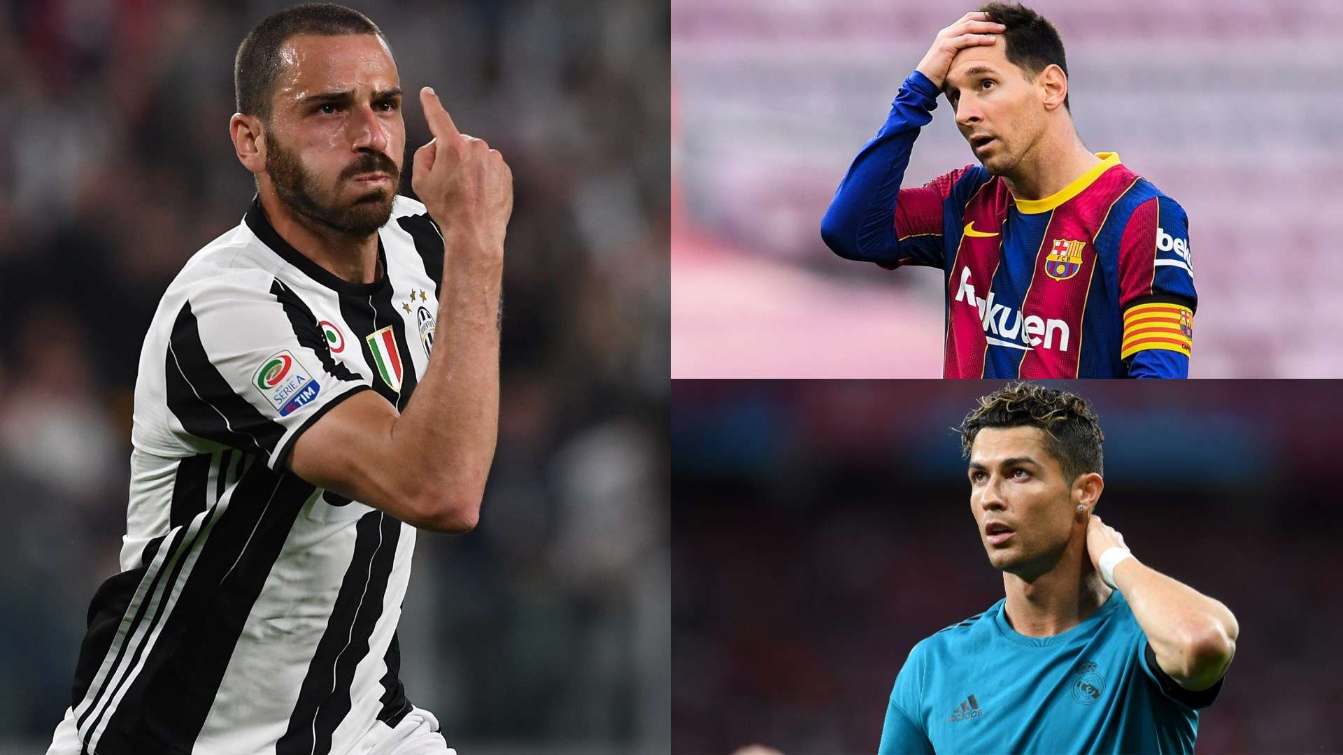 CR7 & Messi snubbed as Bonucci names toughest opponent  