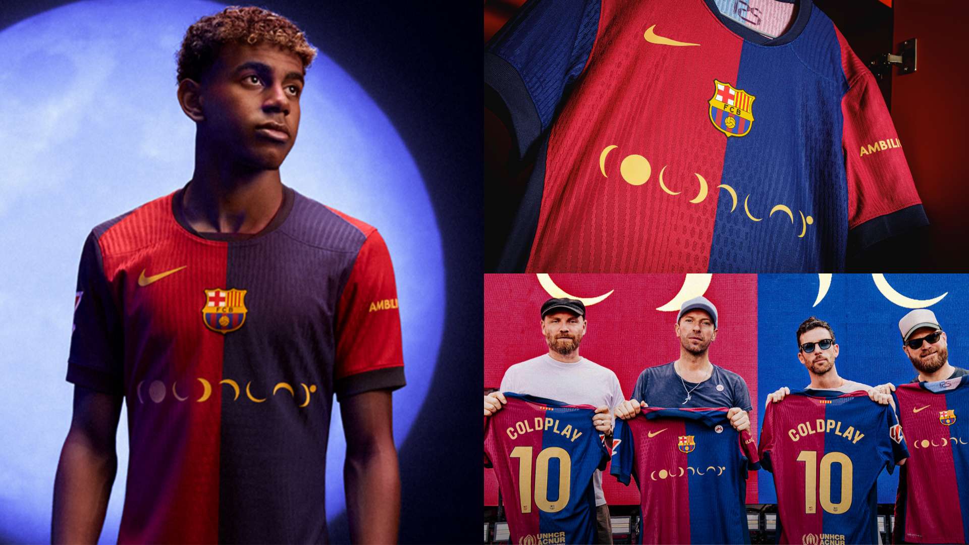 Coldplay get Barca Clasico kit treatment! ‘Moon Music’ design  