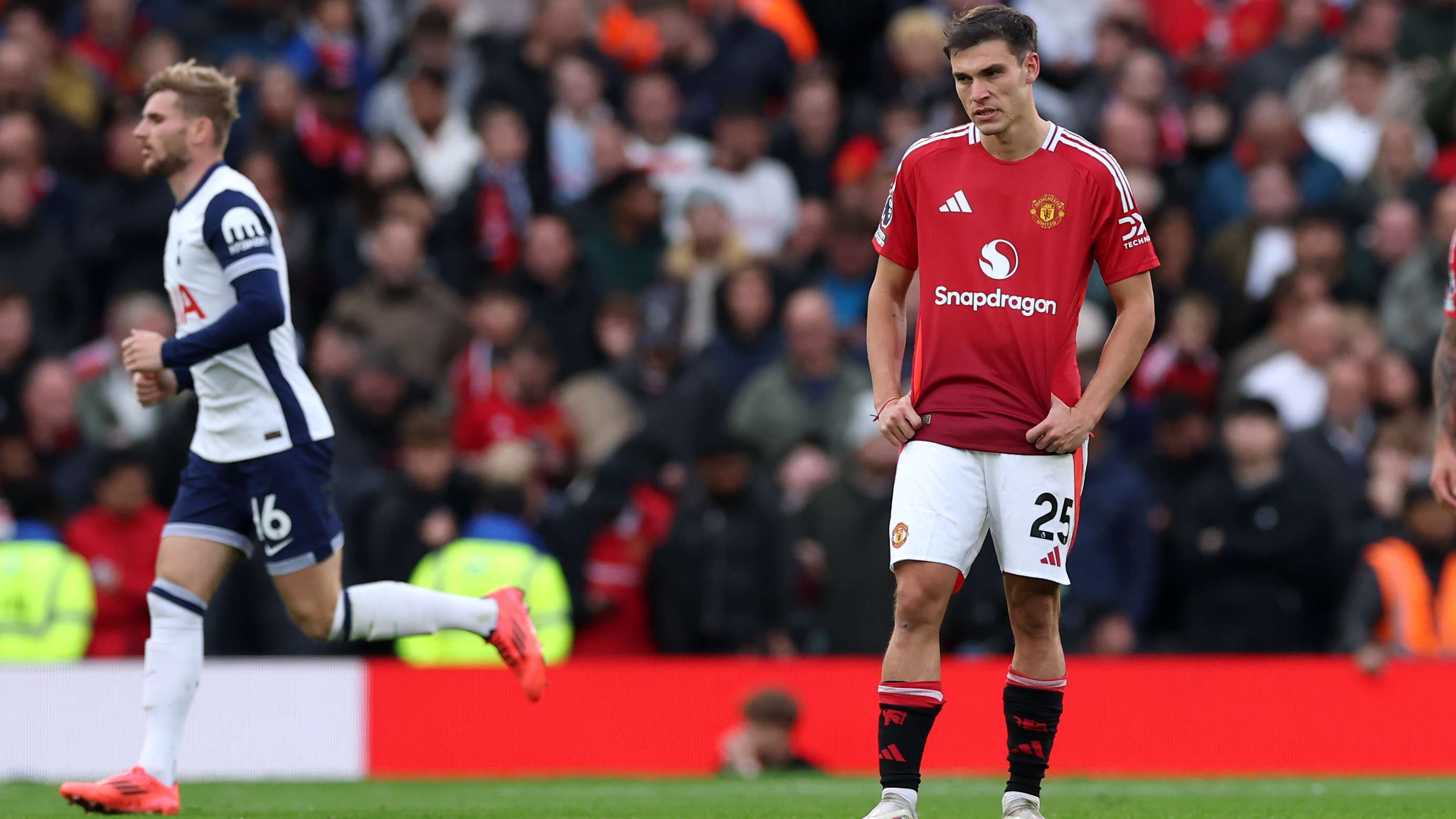 Ugarte slammed for 'walking around' in Tottenham thrashing  