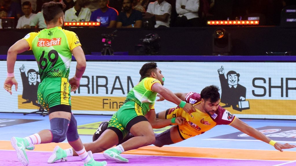 Hi-Flyer Pawan Sehrawat Leads Telugu Titans to Morale Boosting Win Against Patna Pirates  