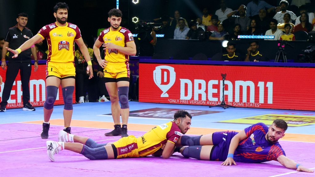 Dabang Delhi K.C. Fightback Against Telugu Titans and Pawan Sehrawat to Register Thrilling Win  