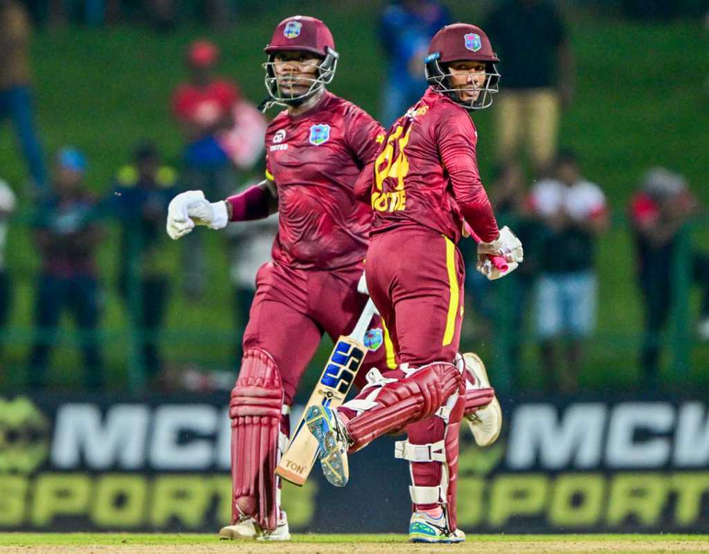 Sri Lanka restrict West Indies despite Rutherford-Motie rearguard  
