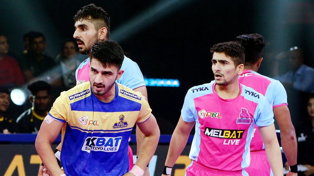 Tamil Thalaivas Fightback and Clinch Thrilling Draw Against Jaipur Pink Panthers  