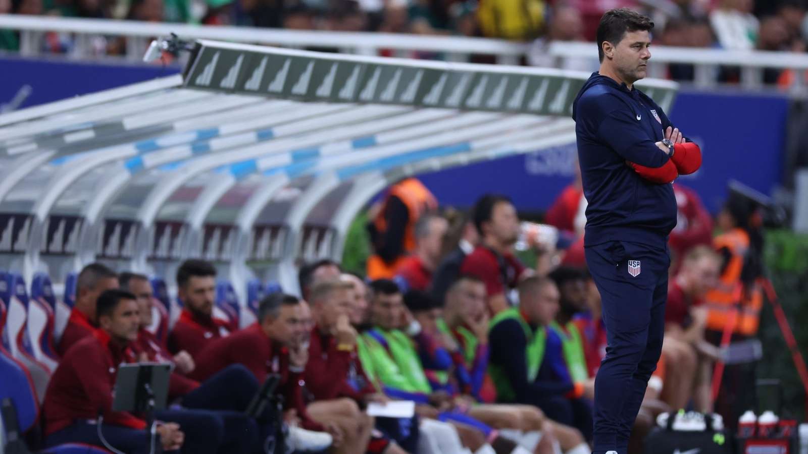 Bump in the road: Short-handed USMNT manhandled in Mexico  