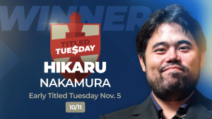 Decisive Tuesdays Continue As Nakamura Wins Another  
