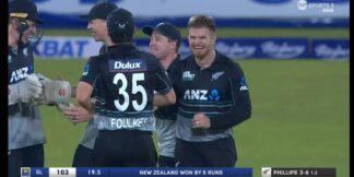 New Zealand Defends 3rd Lowest Total in T20Is to Keep Sri Lanka at Bay  
