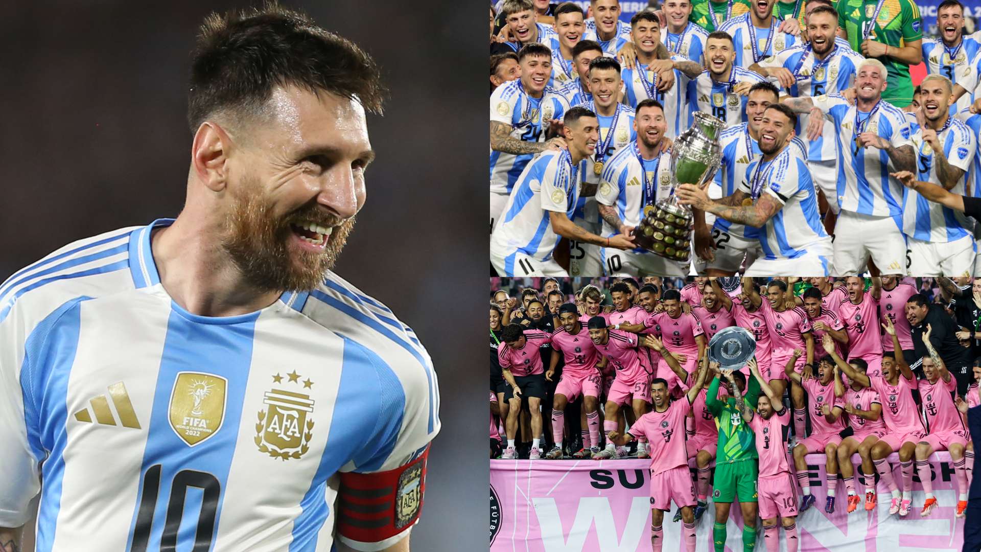 Messi sends special message at end of 'unforgettable year'  