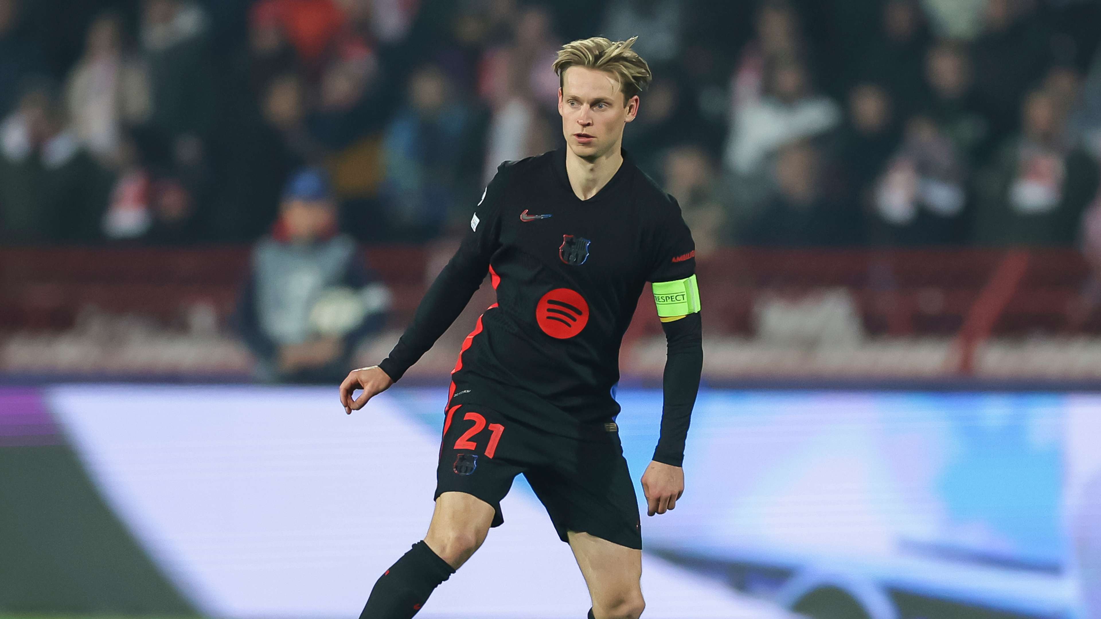 'De Jong not 100 per cent yet' - Flick concerned about Barca star's fitness  